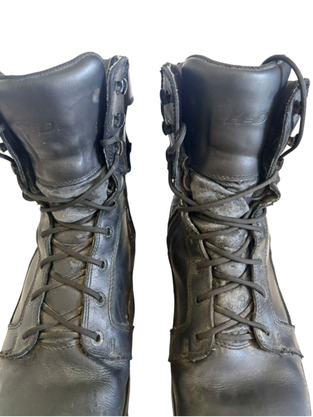 Harley-Davidson Men's Black Leather Waterproof Heated Boots. D98314 NO CHARGER - Picture 10 of 13